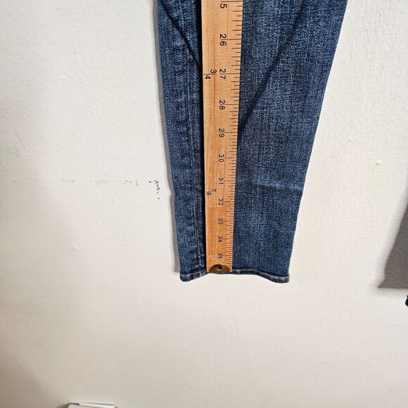 Rag & Bone Brimfield Medium Wash Low Rise Skinny Jeans Intentional Fading 27 - Picture 5 of 7